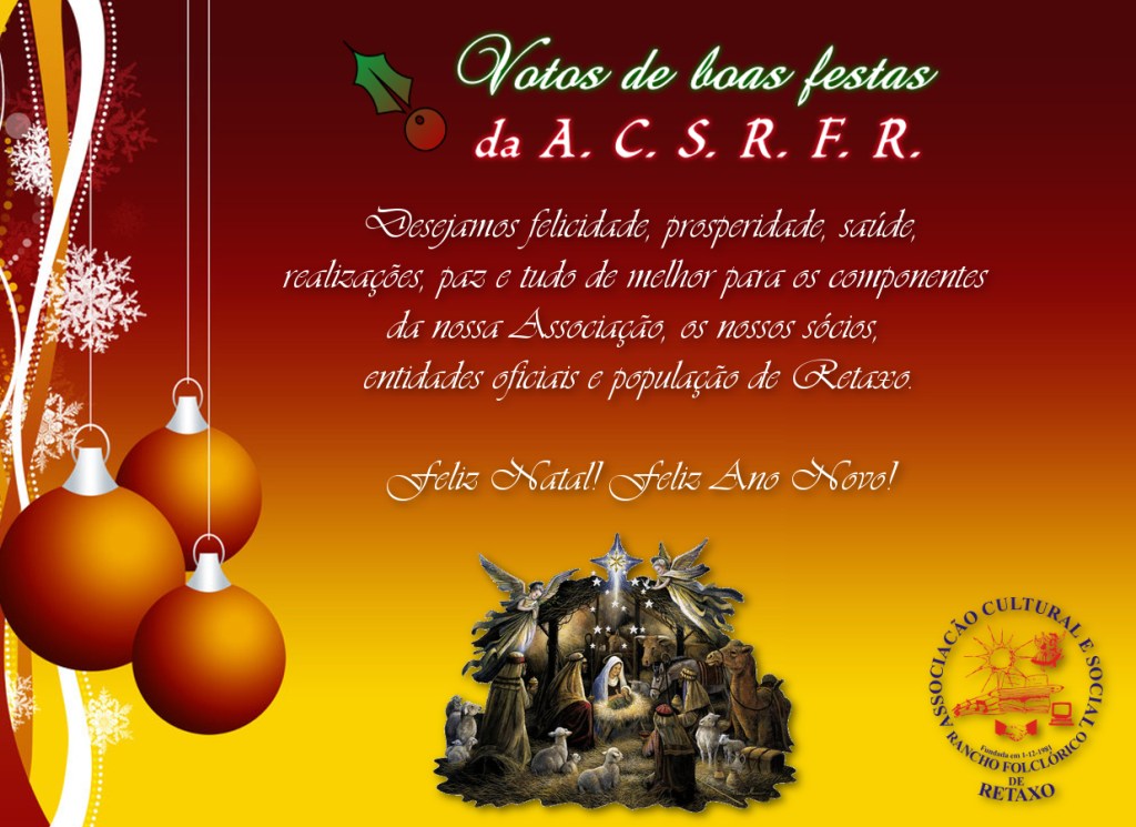 Votos de Boas festas