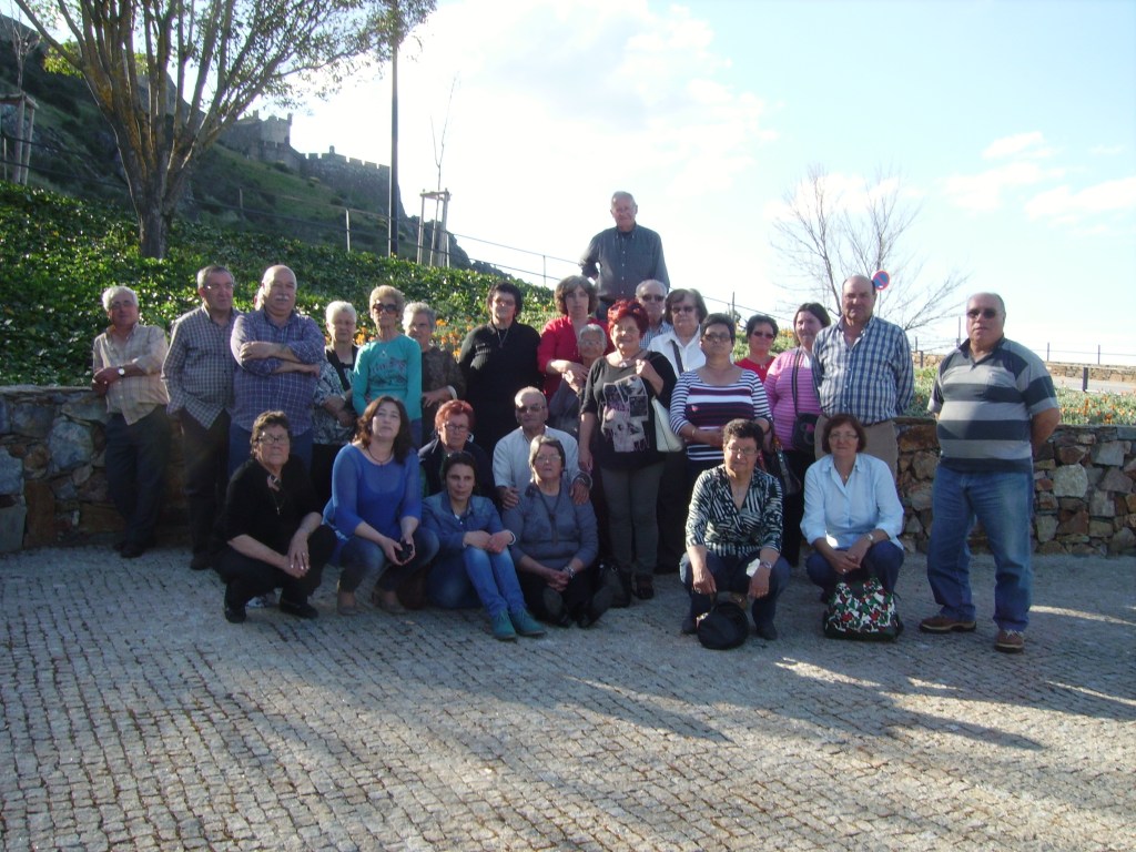 Grupo de residentes que participou na visita ao Centro Coordenador da Valnor (Avis), visita esta que contou com o apoio da Câmara Municipal de Castelo Branco
