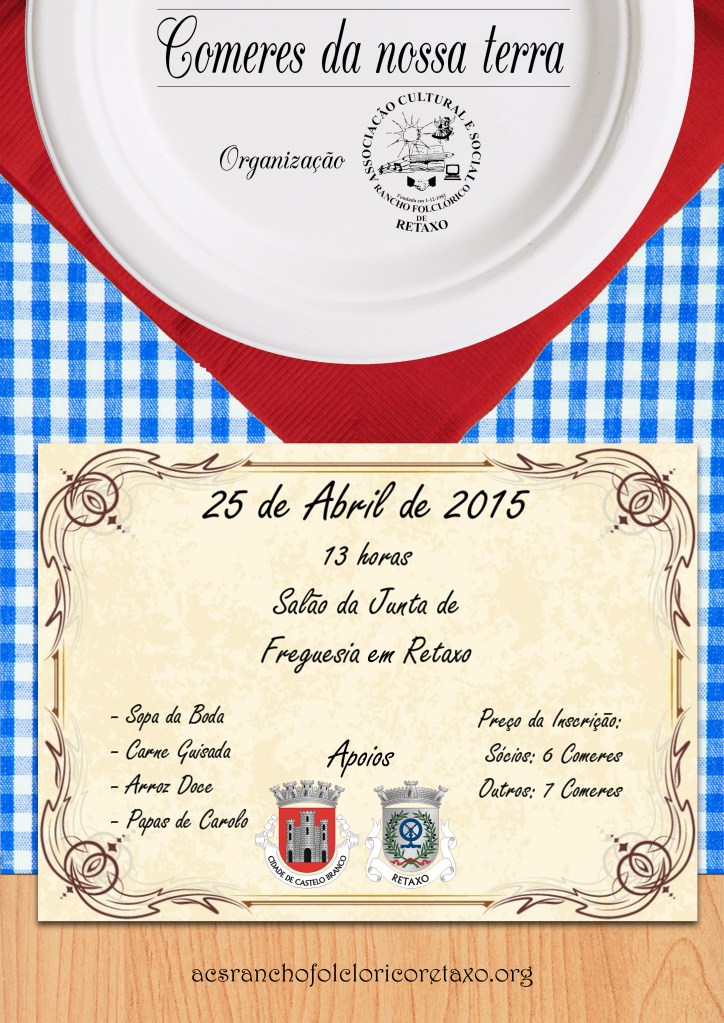 Comeres da nossa terra